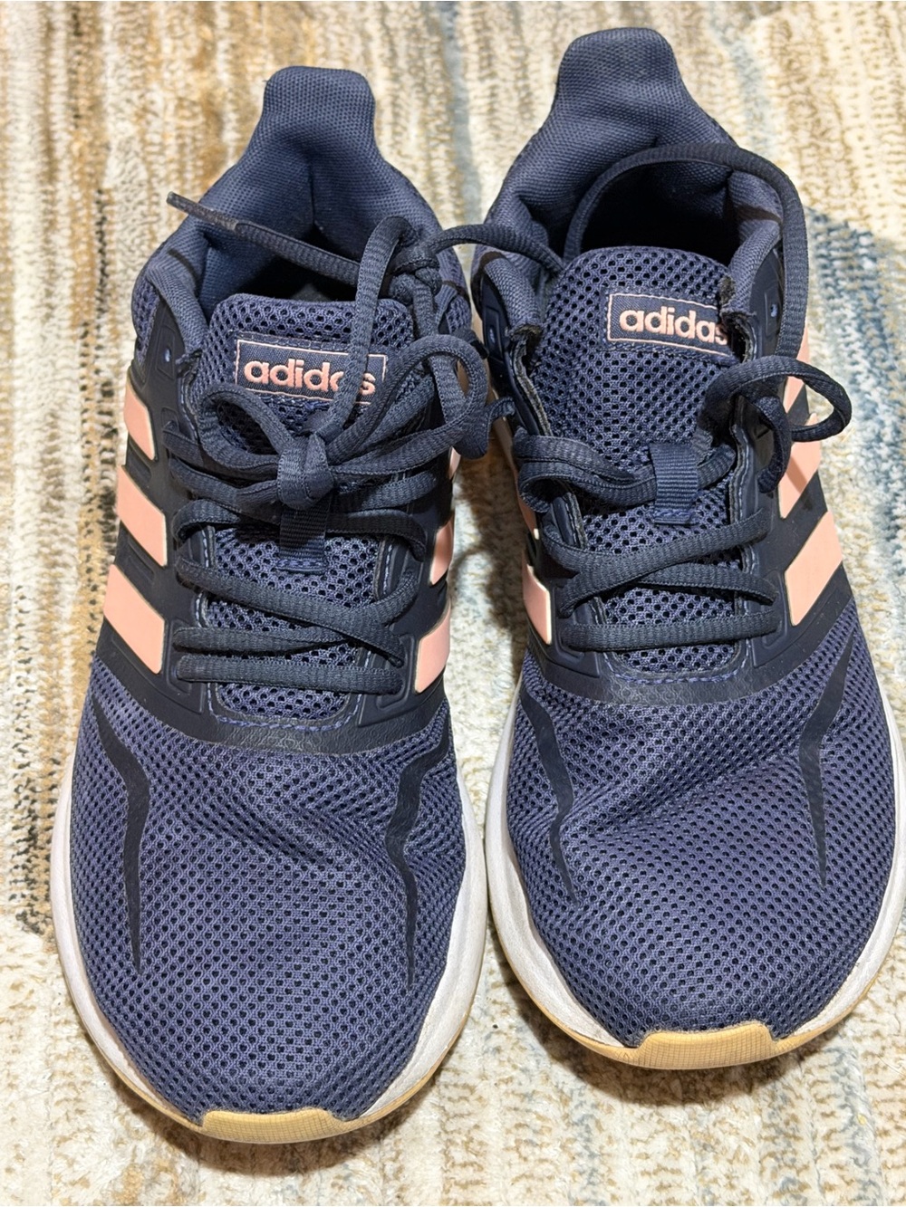 adidas Navy Blue and Pink Women’s Sneakers